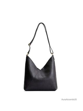 Handmade Full Grain Leather Slouchy Shoulder Crossbody Bag